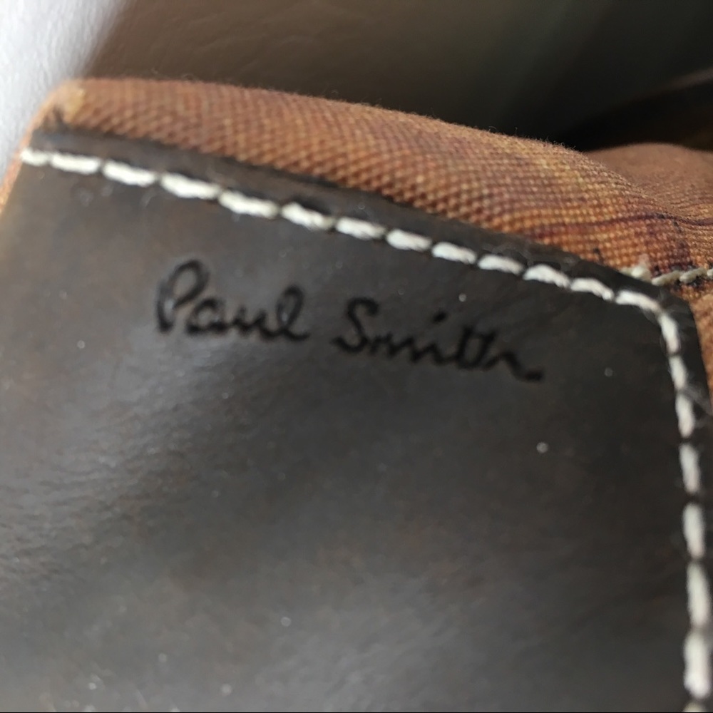 Paul Smith Travel Cosmetic Toiletries Bag Brown - Picture 5 of 7